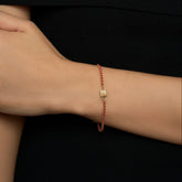 Unlock 18K String Bracelet